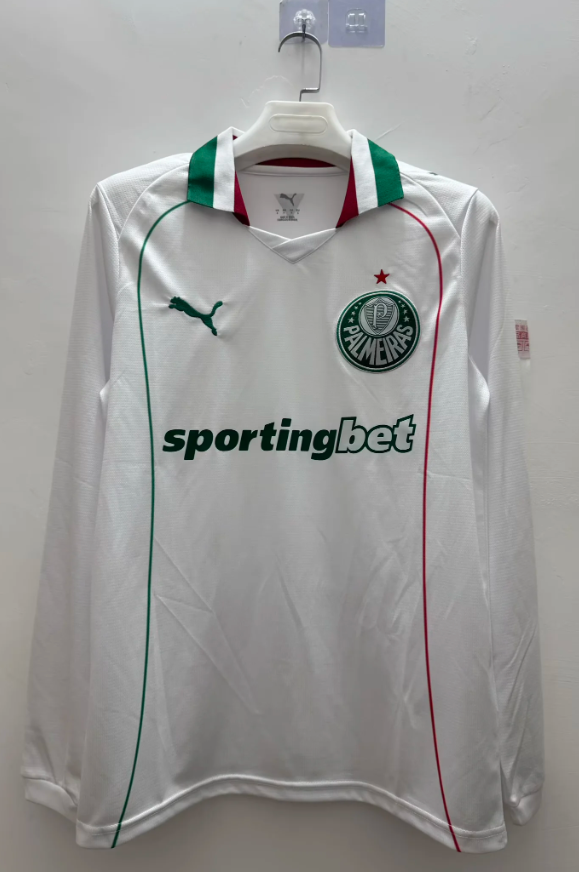 2026/2027 Long Sleeve Palmeiras Away Football Jersey 1:1 Thai Quality topjersey