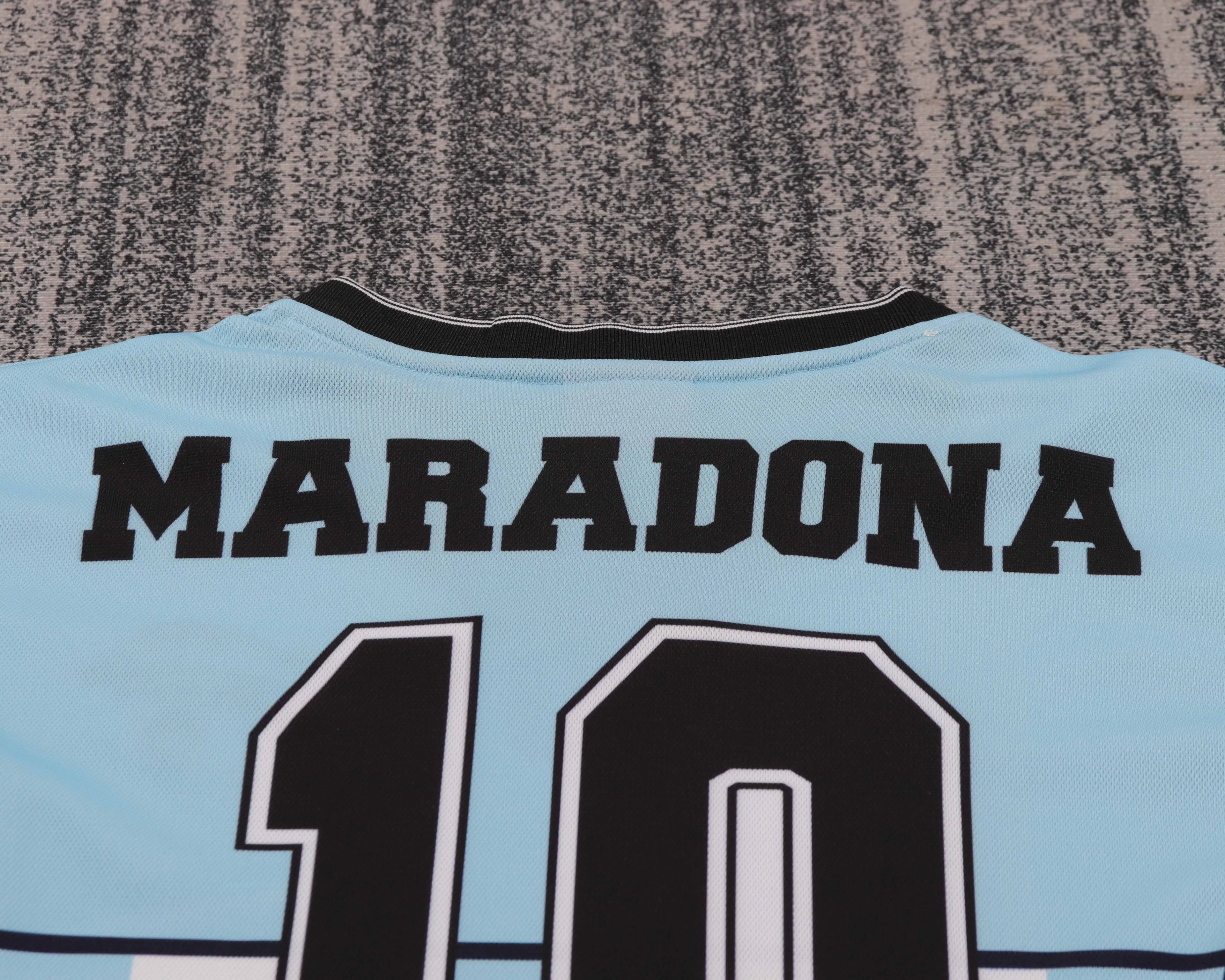 2001 Retro Argentina National Team Maradona Commemorative Edition Jersey