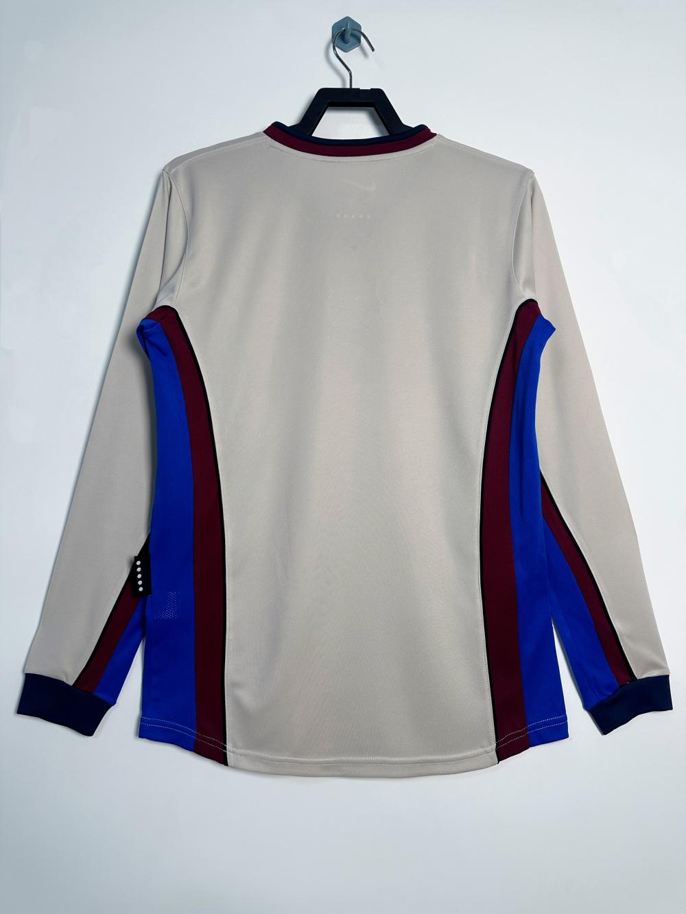 1998/1999 Retro Long Sleeve Barcelona Away