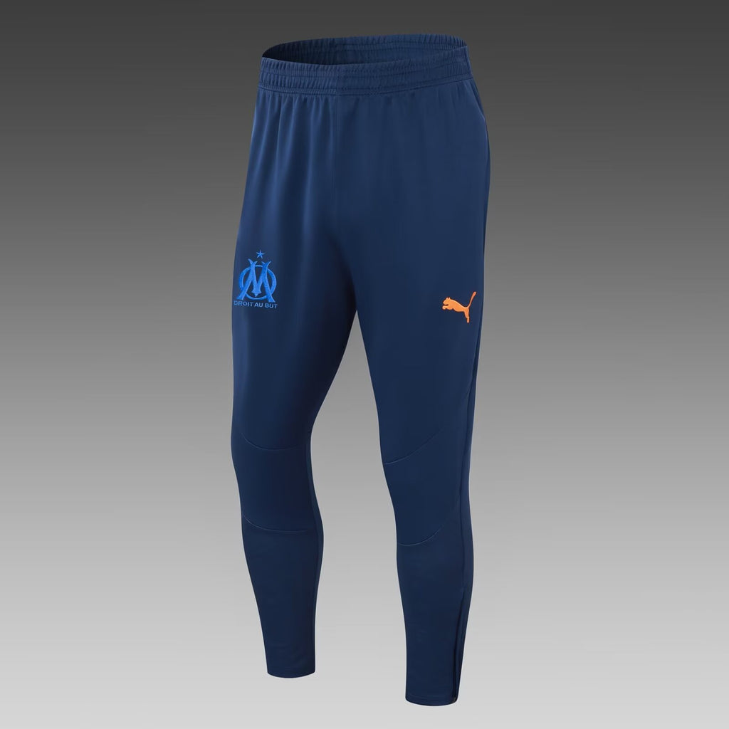 2024/2025 Olympique de Marseille Half-Pull Training Suit Royal Blue