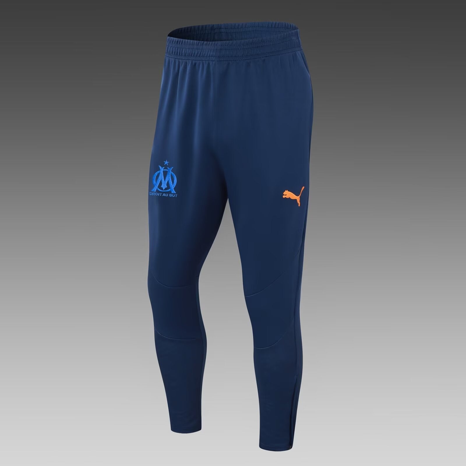 2024/2025 Olympique de Marseille Half-Pull Training Suit Royal Blue