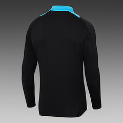 2024-2025 Argentina Half-Pull Training Suit Black Jersey Set