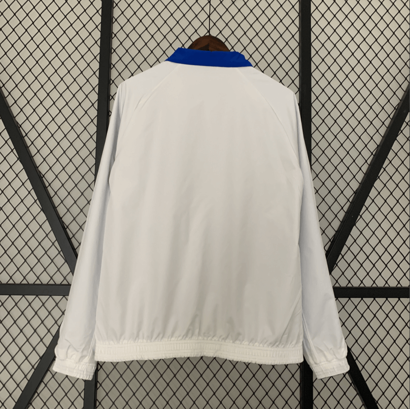 2024/2025 Manchester United Reversible Windbreaker Blue-White