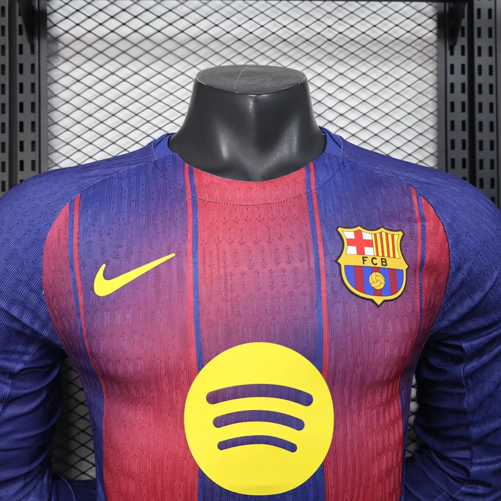 2025/2026 Long Sleeve Player Version Barcelona Home