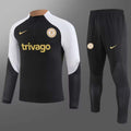2023/2024 Chelsea Half-Pull Training Suit Black