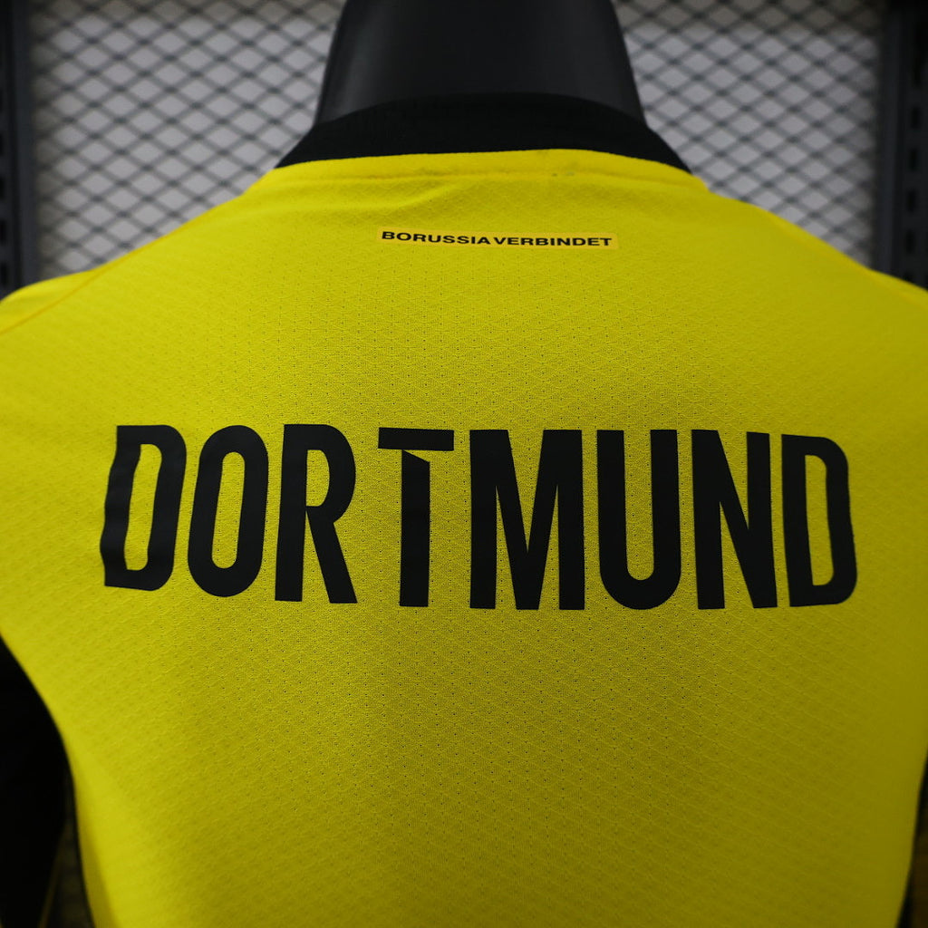2026/2027 Long Sleeve Player Version Dortmund Home Football Shirt 1:1 Thai Quality topjersey