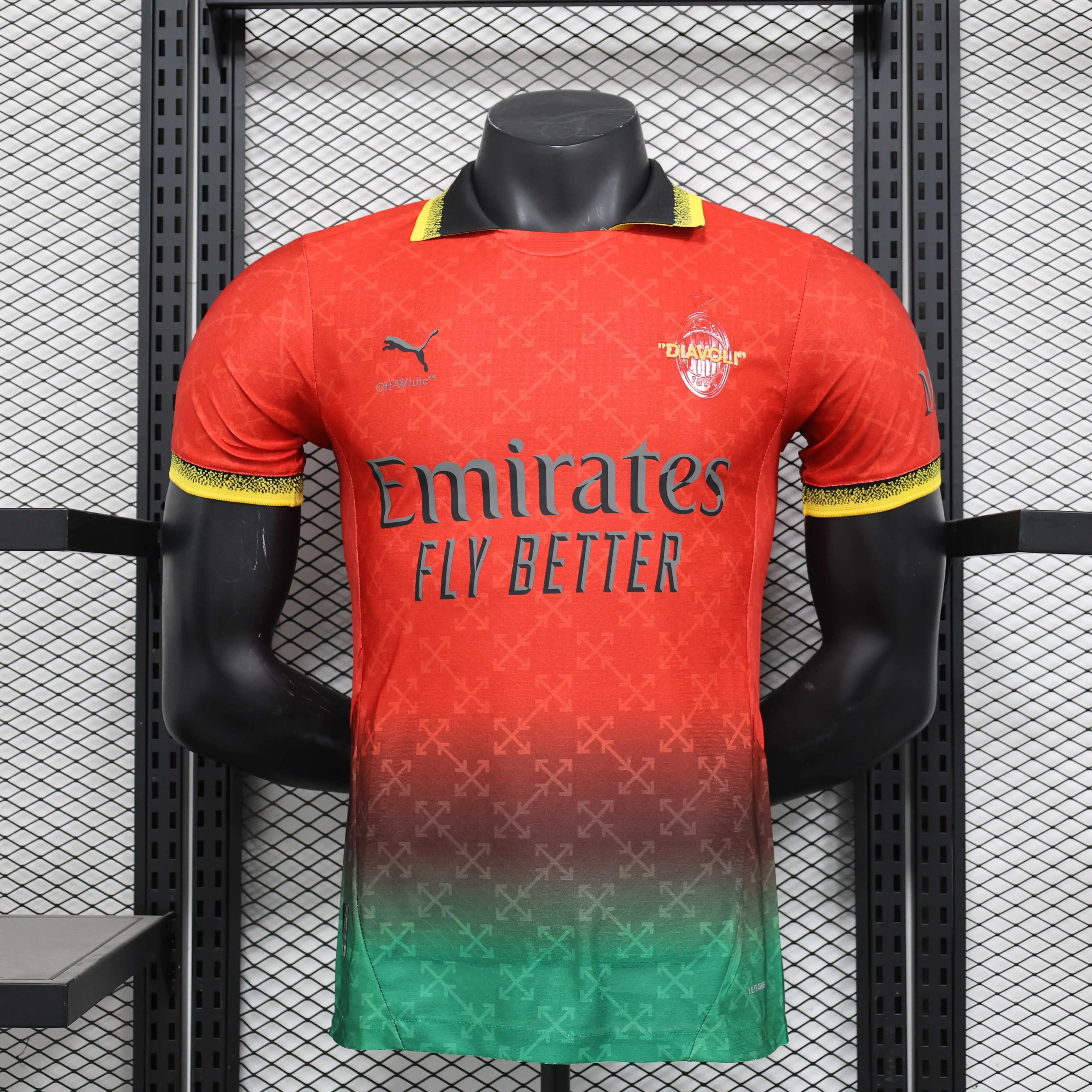 2025/2026 Player Version AC Milan Co-Branded Edition 02 Red