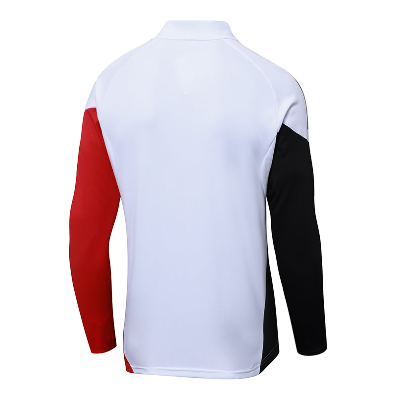 2025/2026 Ajax Half-Pull Training Suit White