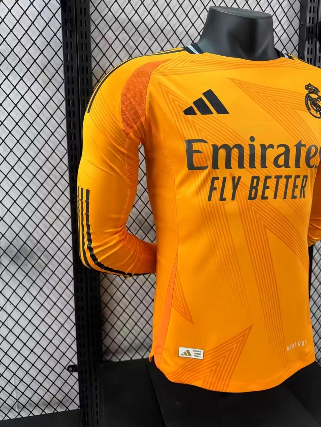2024/2025 Player Version Real Madrid Away Long Sleeve Jersey