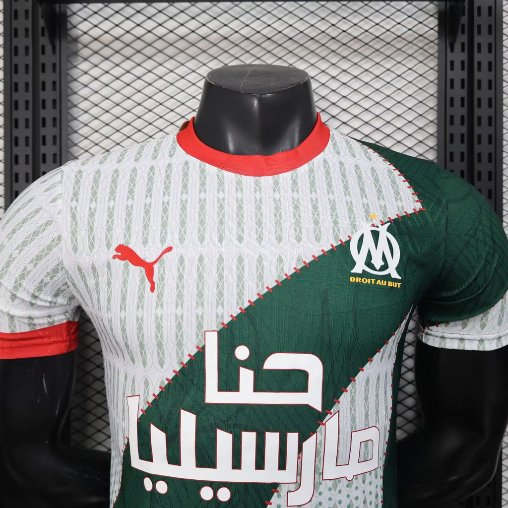 2026/2027 Player Version Marseille Special Edition White Green Football Jersey 1:1 Thai Quality
