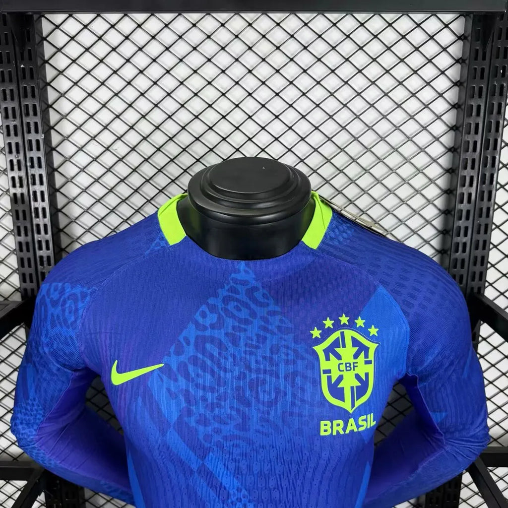 2025/2026 Long sleeves Player Version Brazil Away