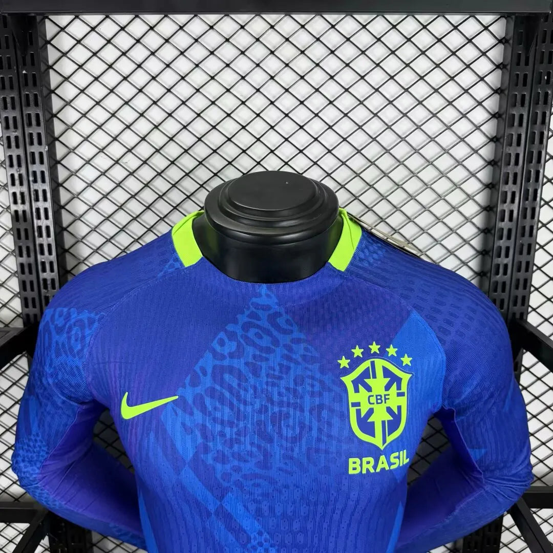 2025/2026 Long sleeves Player Version Brazil Away
