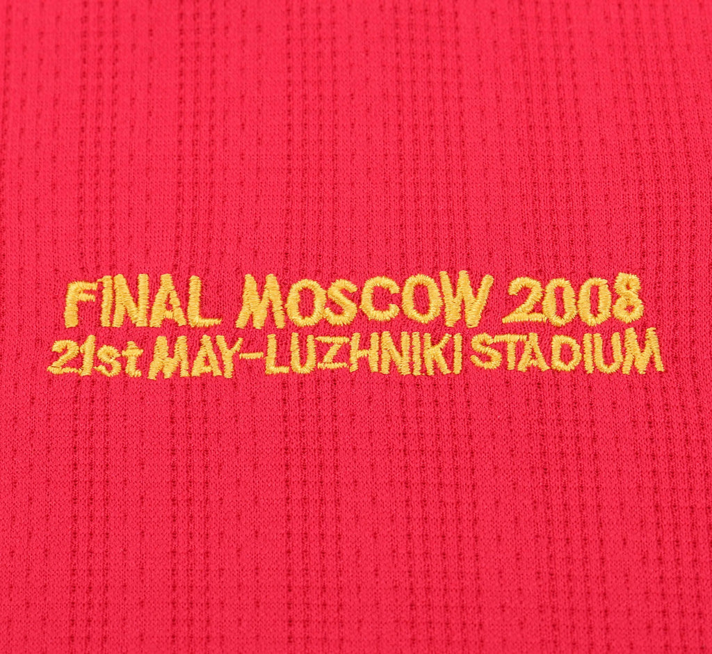 2007/2008 Retro Long Sleeve Manchester United Home Champions League Edition
