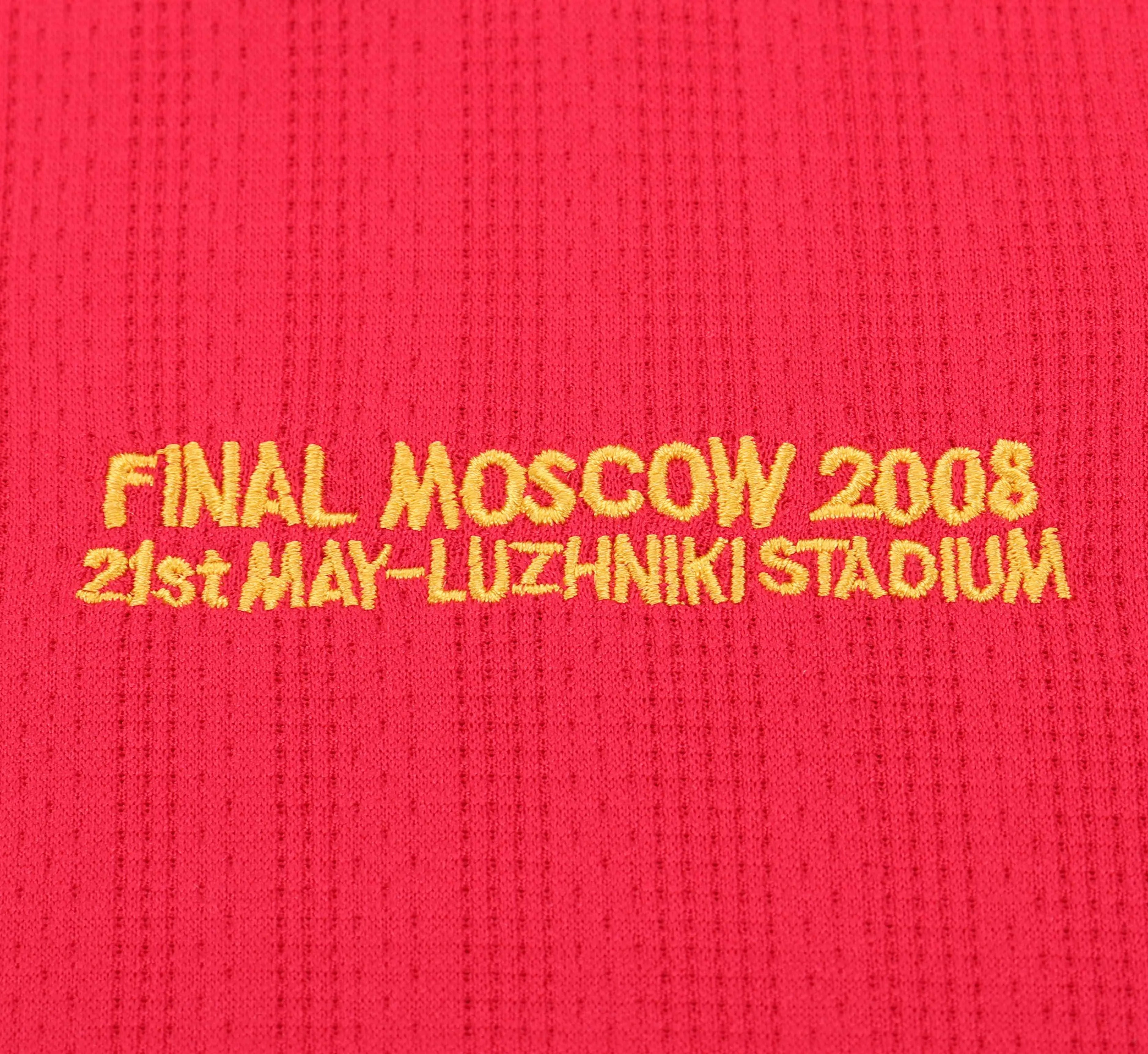 2007/2008 Retro Long Sleeve Manchester United Home Champions League Edition