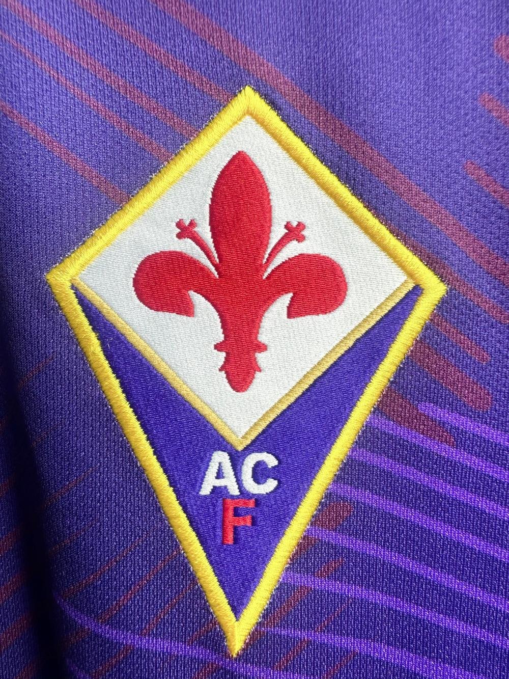 1992/1993 Retro Long Sleeve Fiorentina Home