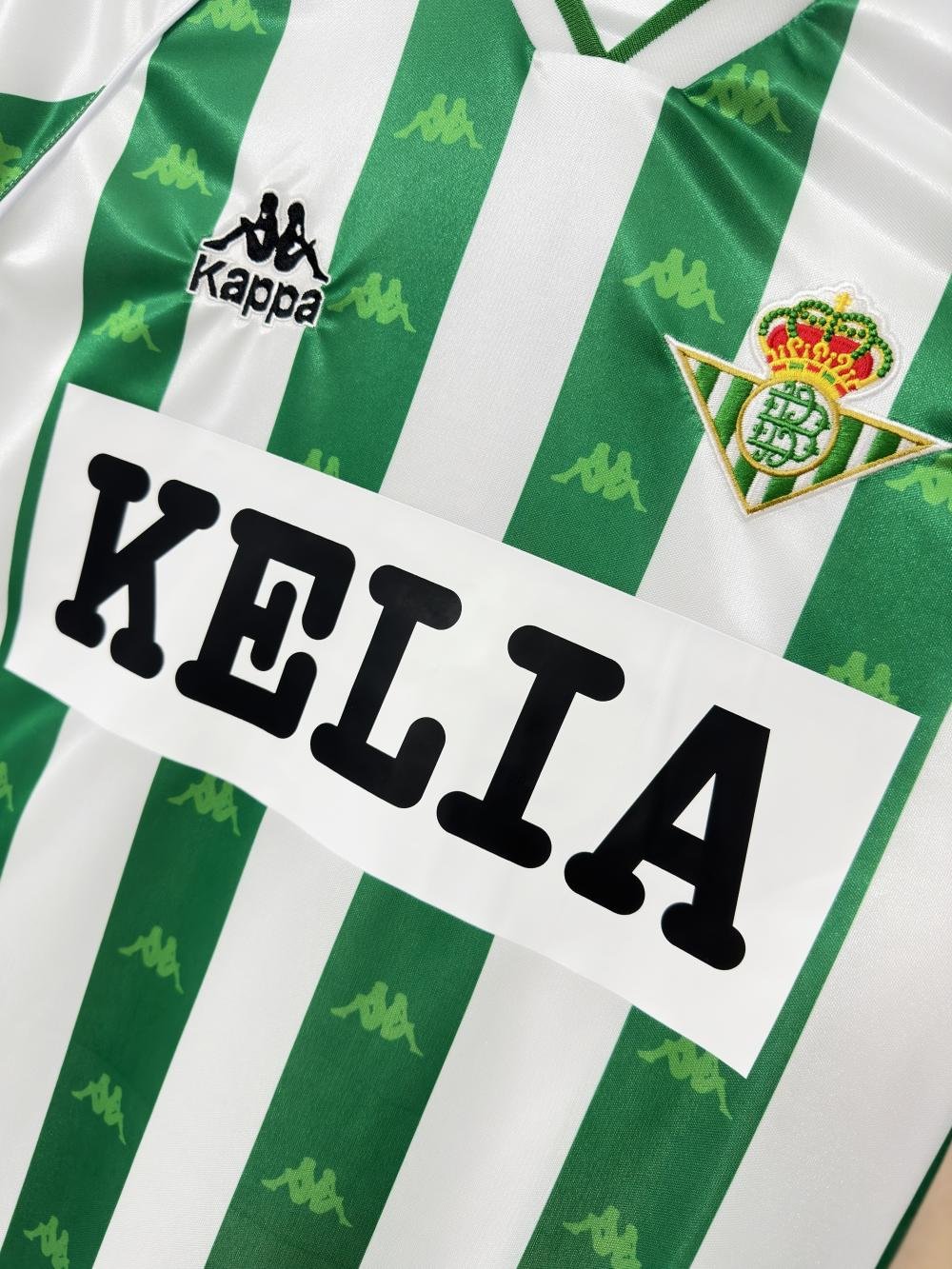 1995/1997 Retro Real Betis Home With Sponsors