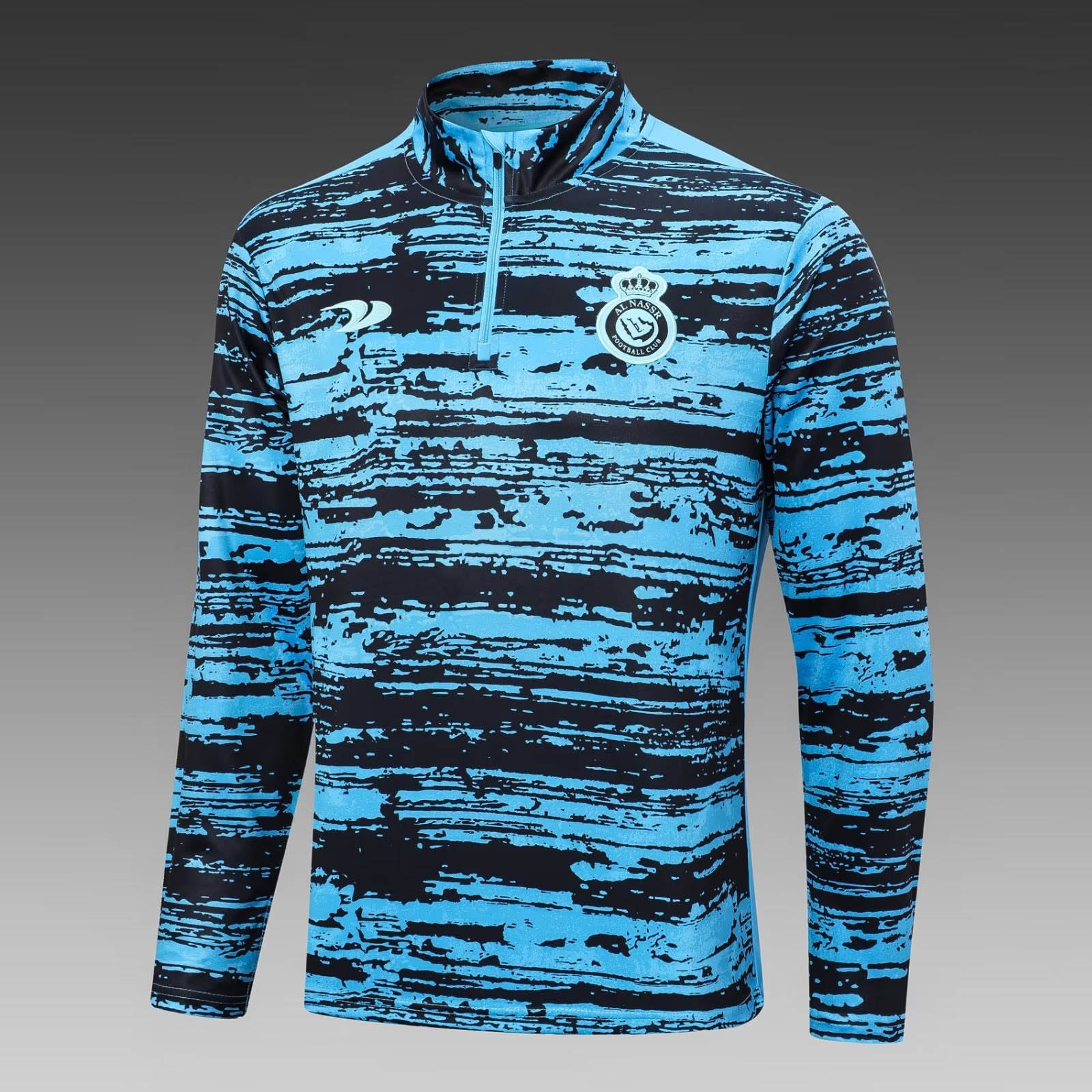 2022/2023 Al-Nassr Half-Pull Training Suit Blue
