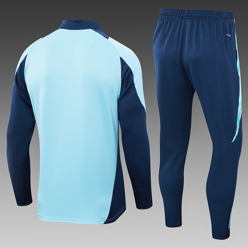 2024/2025 Arsenal Half-Pull Training Suit Baby Blue