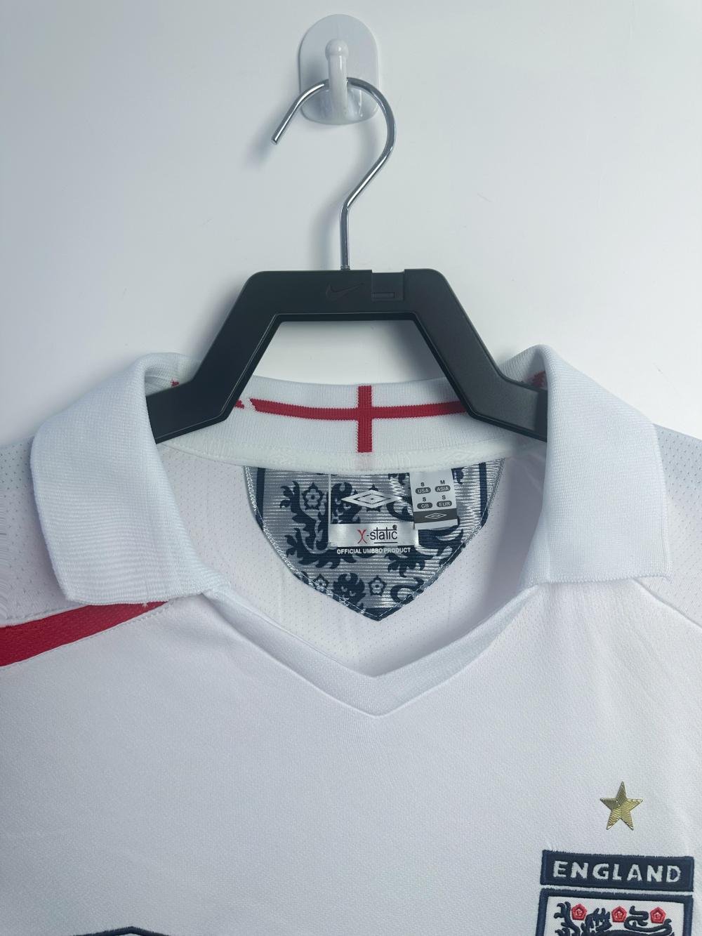 2006 Retro Long Sleeve England Home