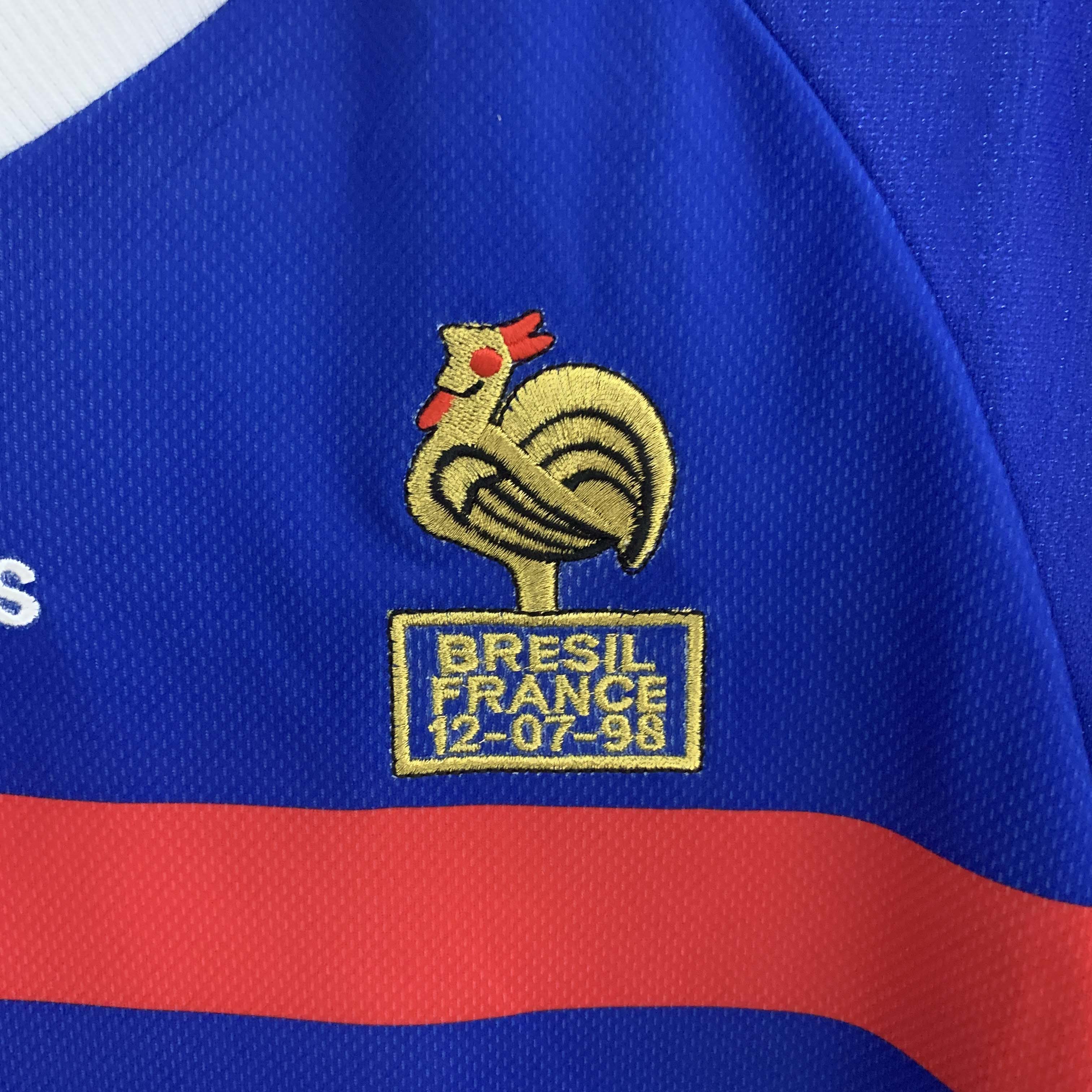 1998 Retro Long Sleeve France Home