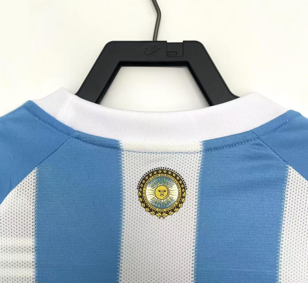 2010 Retro Argentina National Team Home Jersey