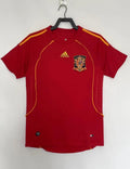 2008 Retro Spain Home Soccer Shirt