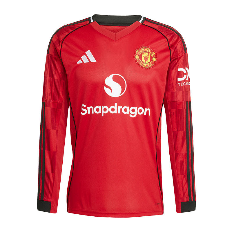 2025/2026 Long Sleeve Manchester United Home
