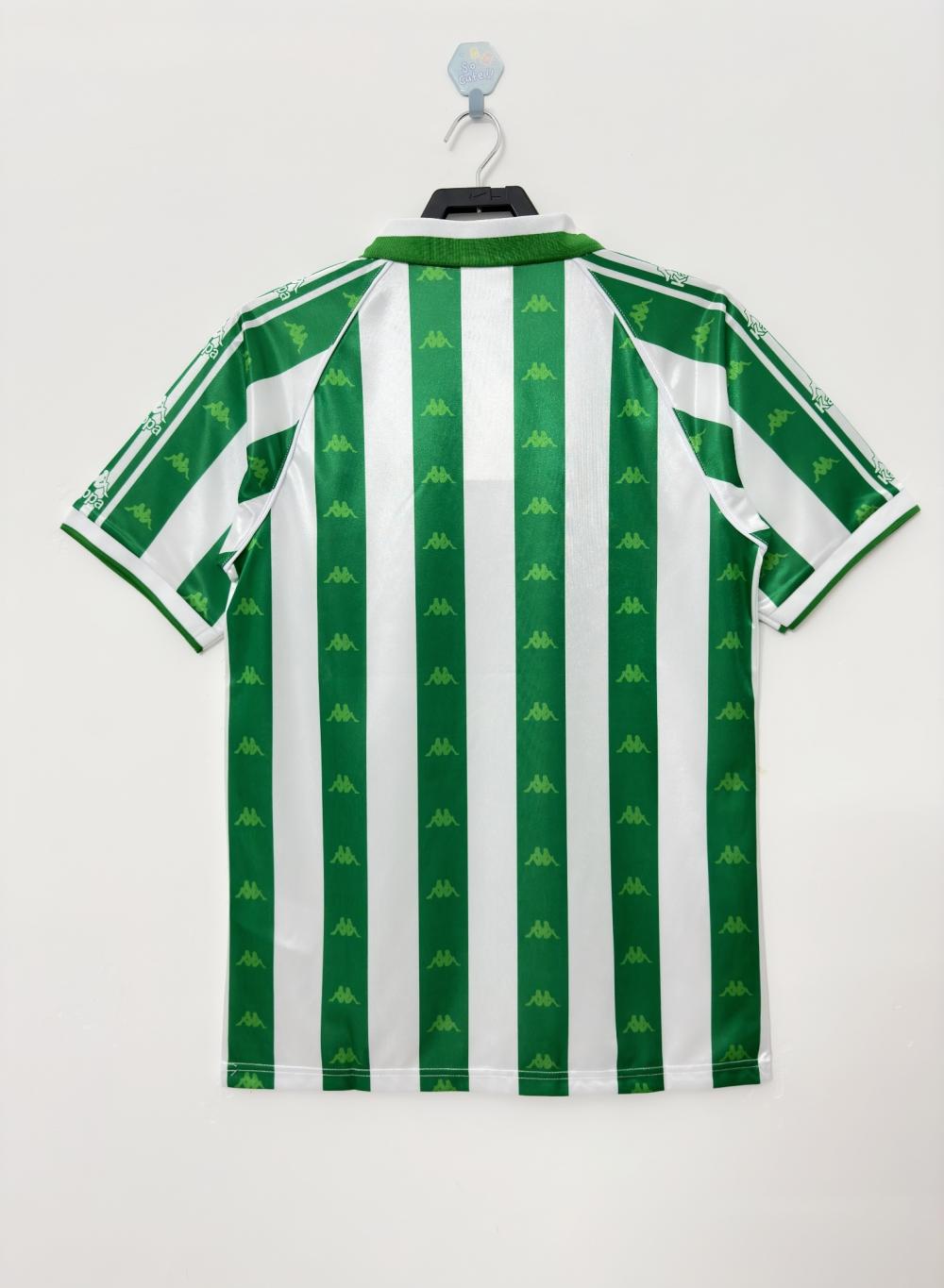 1995/1997 Retro Real Betis Home With Sponsors