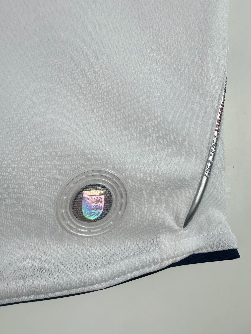 2006 Retro Long Sleeve England Home