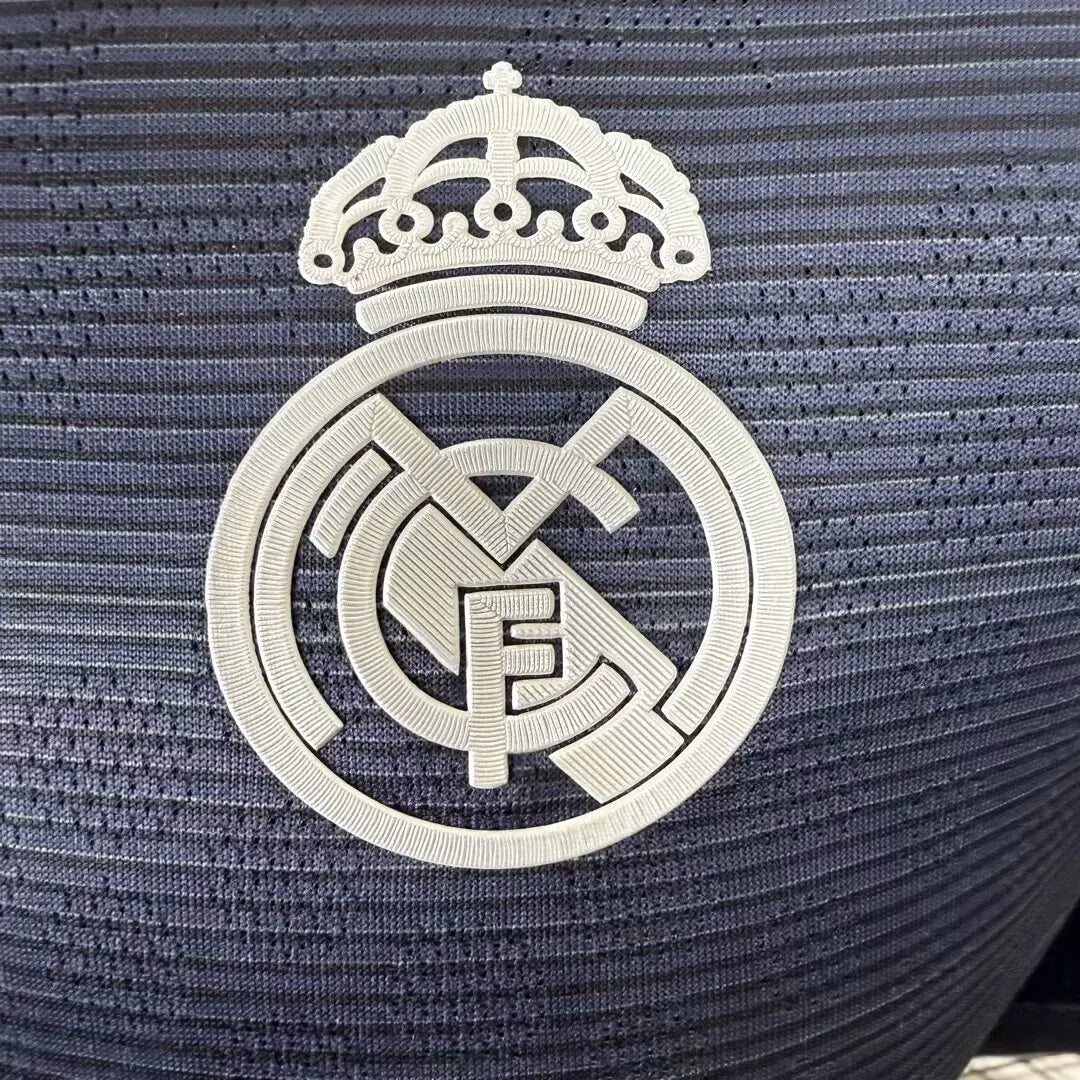2025/2026 Player Version Real Madrid Away Long Sleeve Jersey