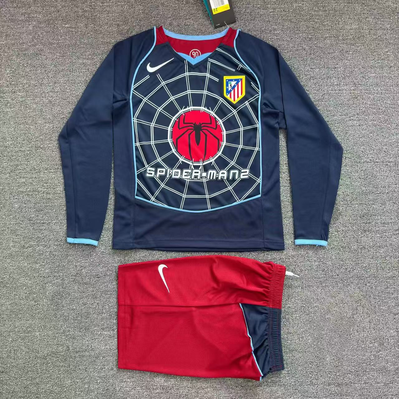 2004-2005 Retro Long Sleeve Atletico Madrid Away