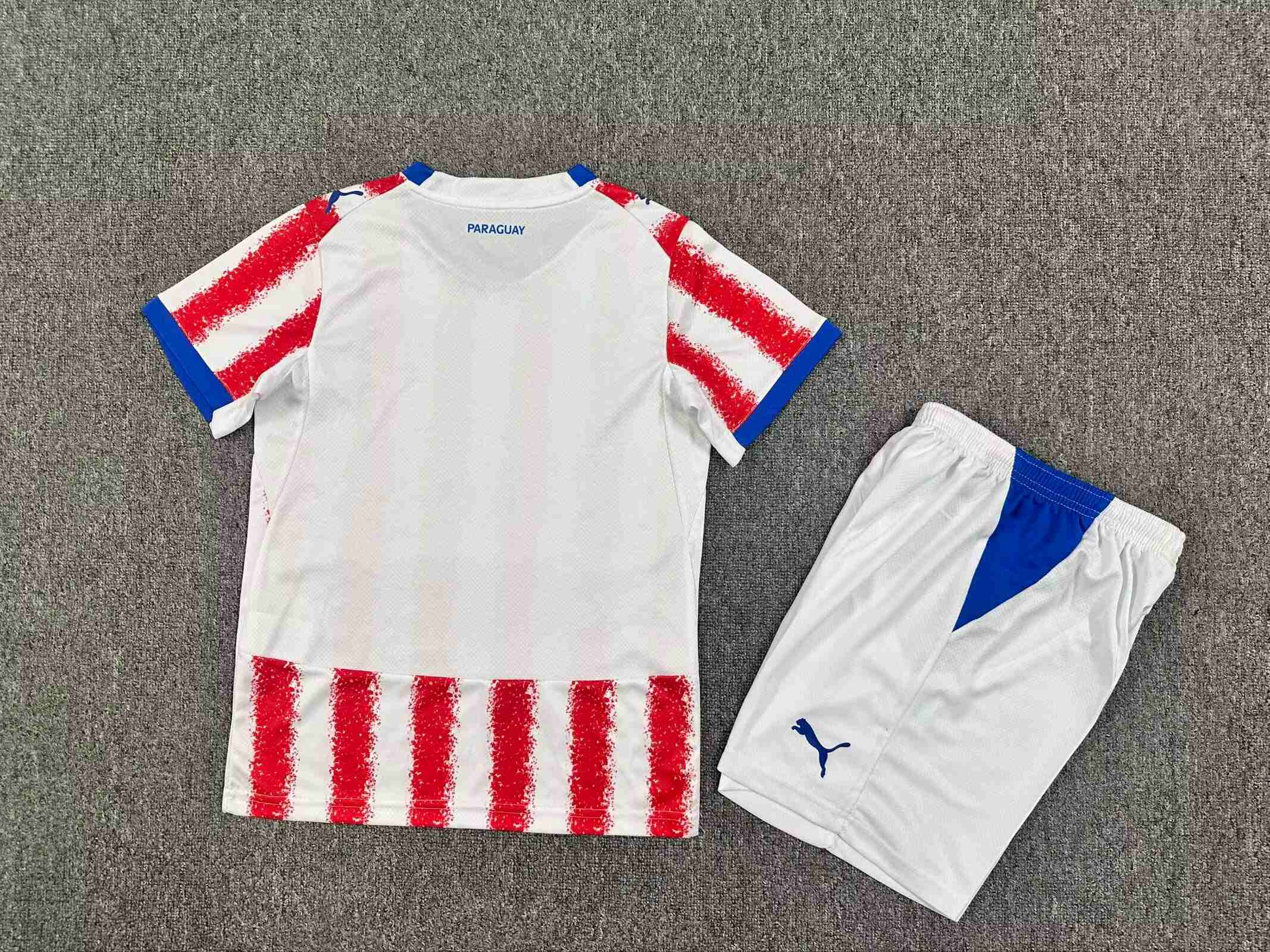 2026/2027 Kids Size Paraguay Home Football Shirt 1:1 Thai Quality