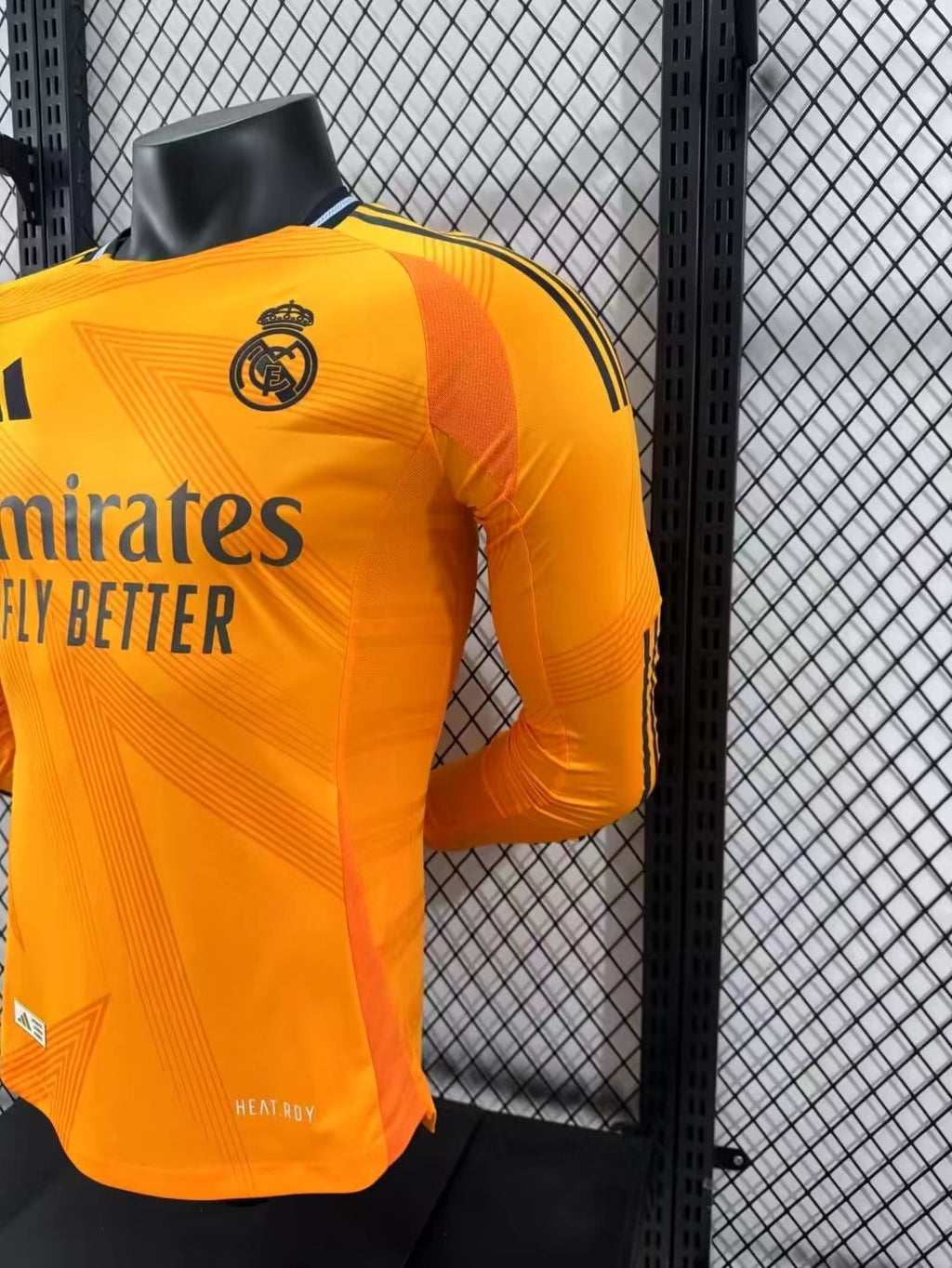 2024/2025 Player Version Real Madrid Away Long Sleeve Jersey
