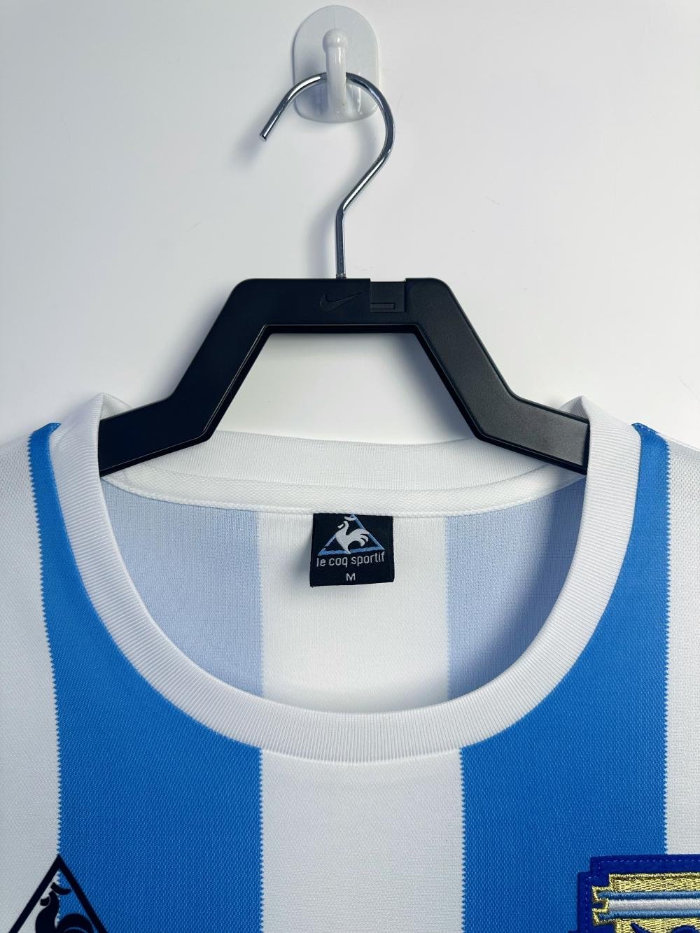 1986 Retro Long Sleeve Argentina National Team Home Jersey