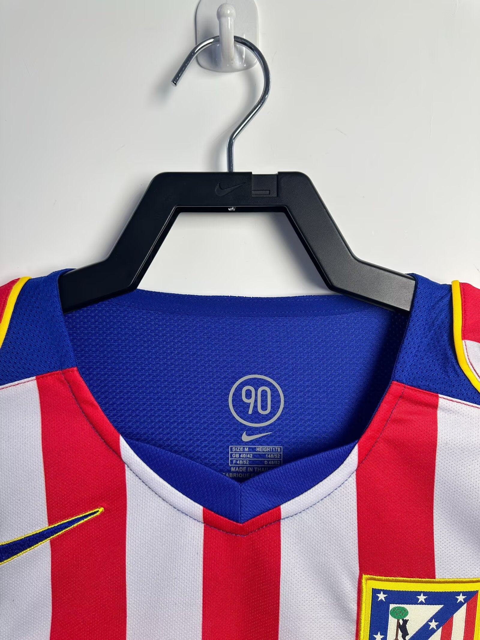 2004/2005 Retro Long Sleeve Atletico Madrid Home