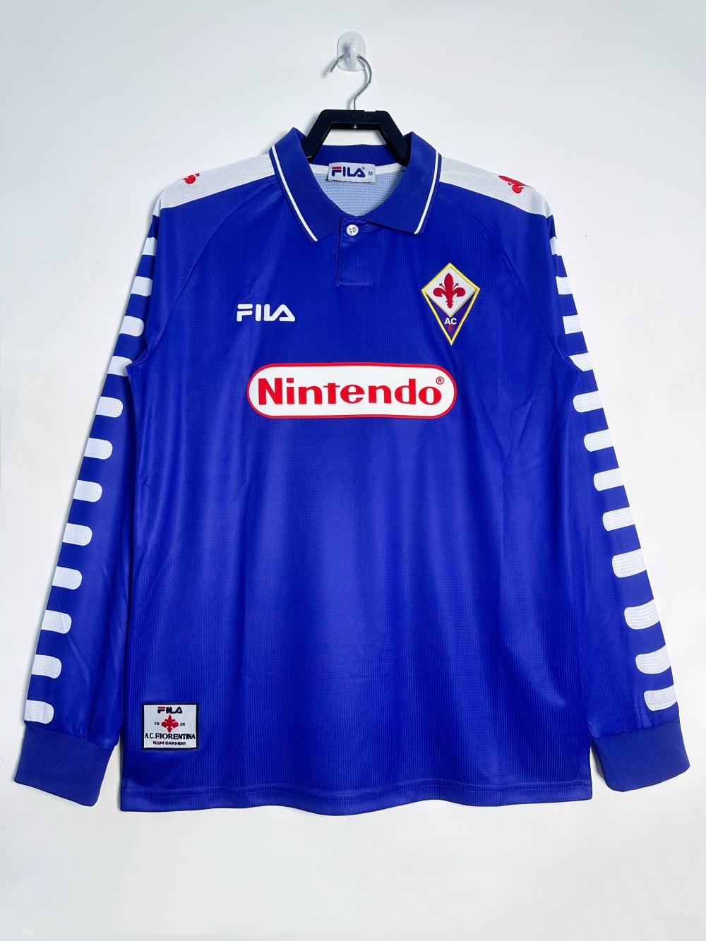 1998/1999 Retro Long Sleeve Fiorentina Home