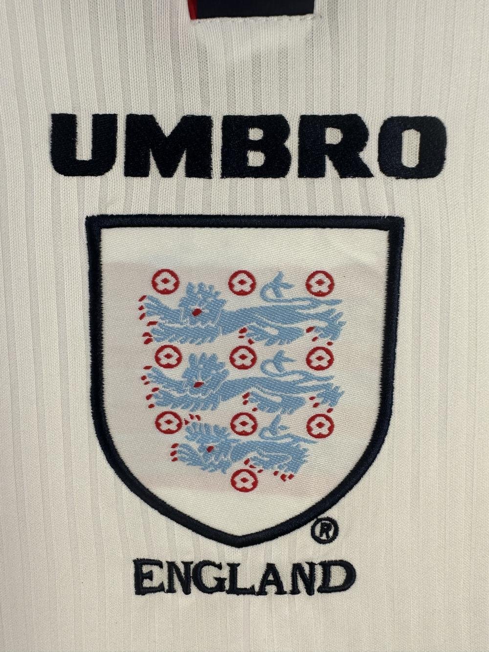 1998 Retro Long Sleeve England Home