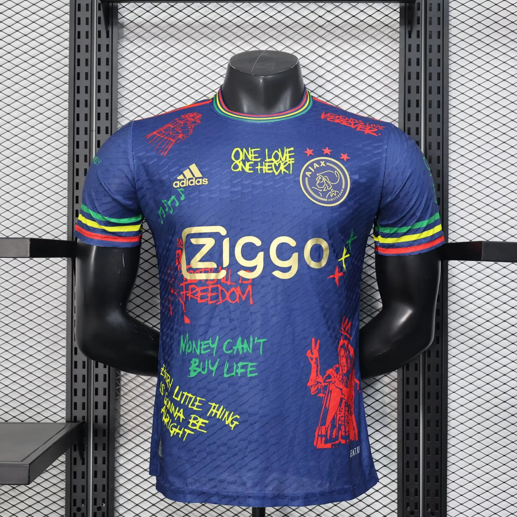 2025/2026 Player Version Ajax Doodle Plate Royal Blue