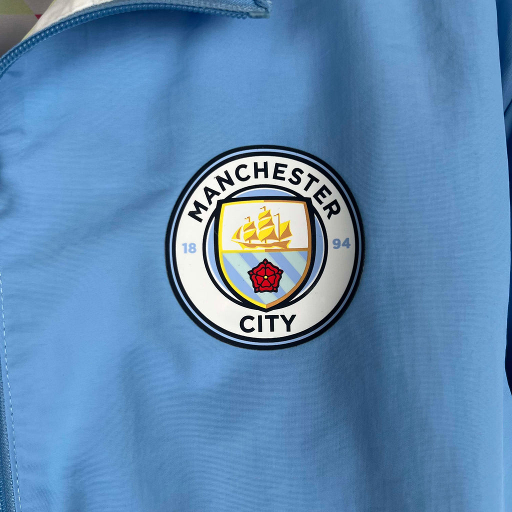 2023/2024 Manchester City Reversible Windbreaker Blue