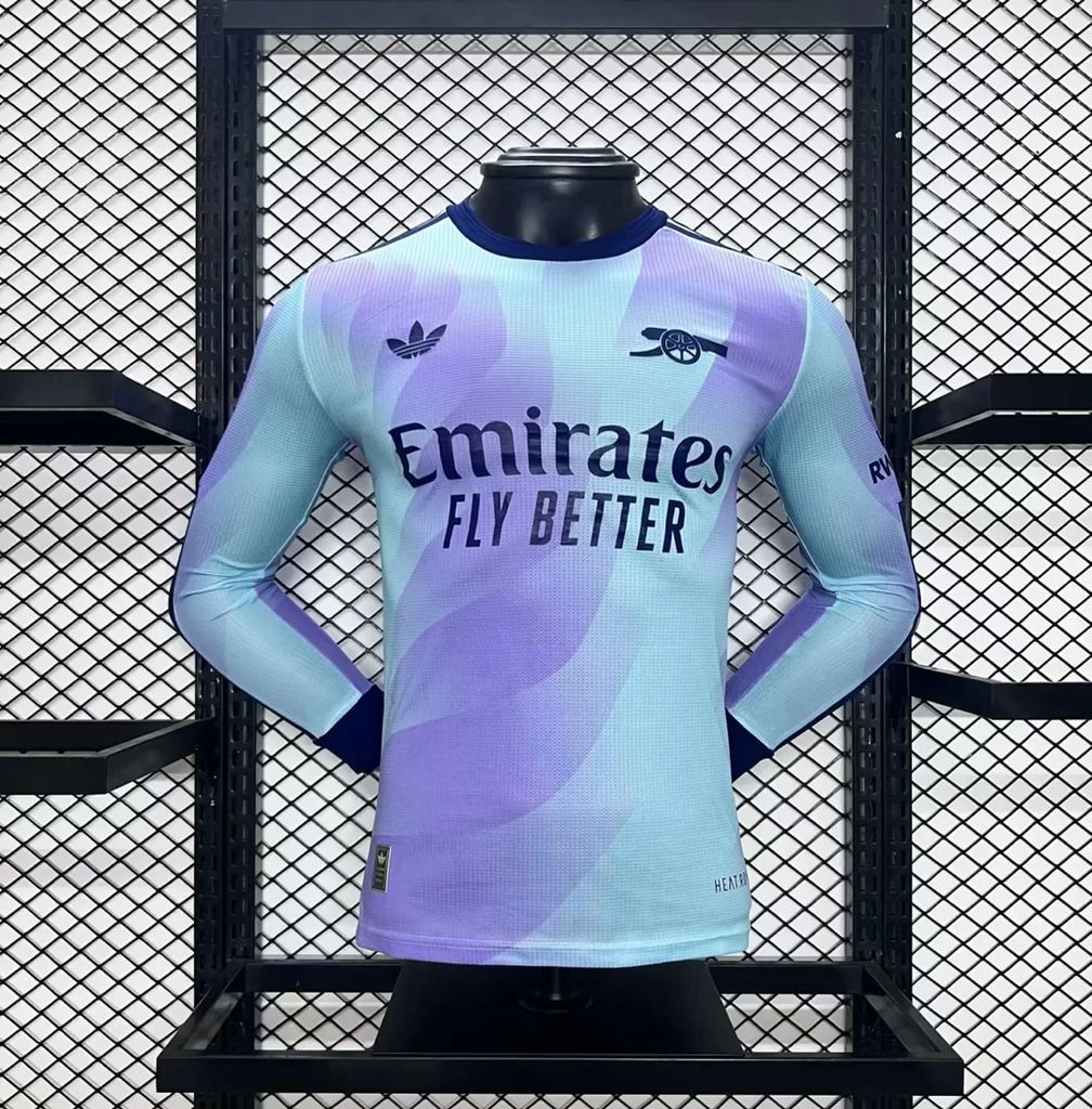 2024/2025 Long Sleeves Arsenal Third Away Player Version