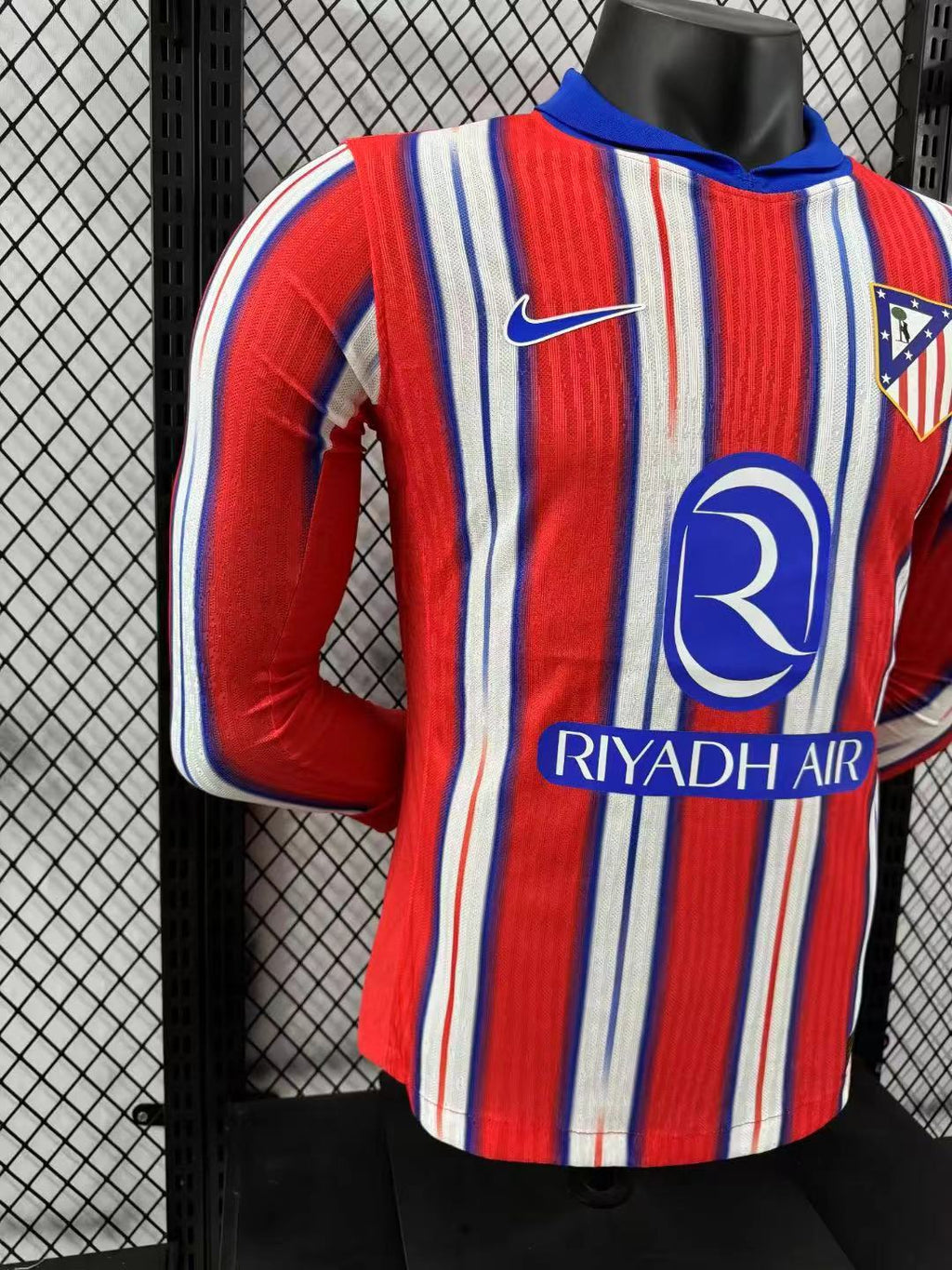 2024/2025 Player Version Atletico Madrid Home Long Sleeve