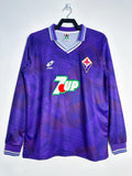 1992/1993 Retro Long Sleeve Fiorentina Home
