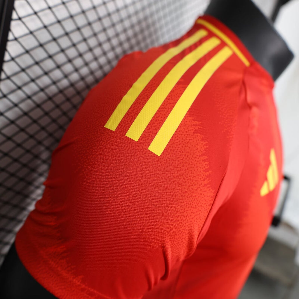 2024-2025 Player Version Spain Home Soccer Shirt