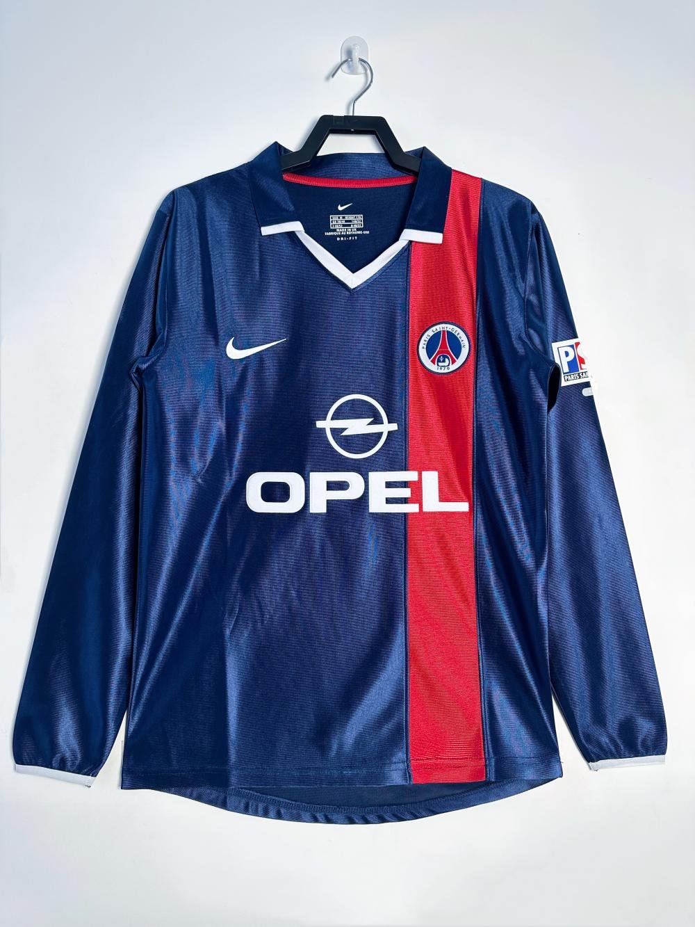 2001/2002 Retro Long Sleeve Psg Paris Saint-Germain Home