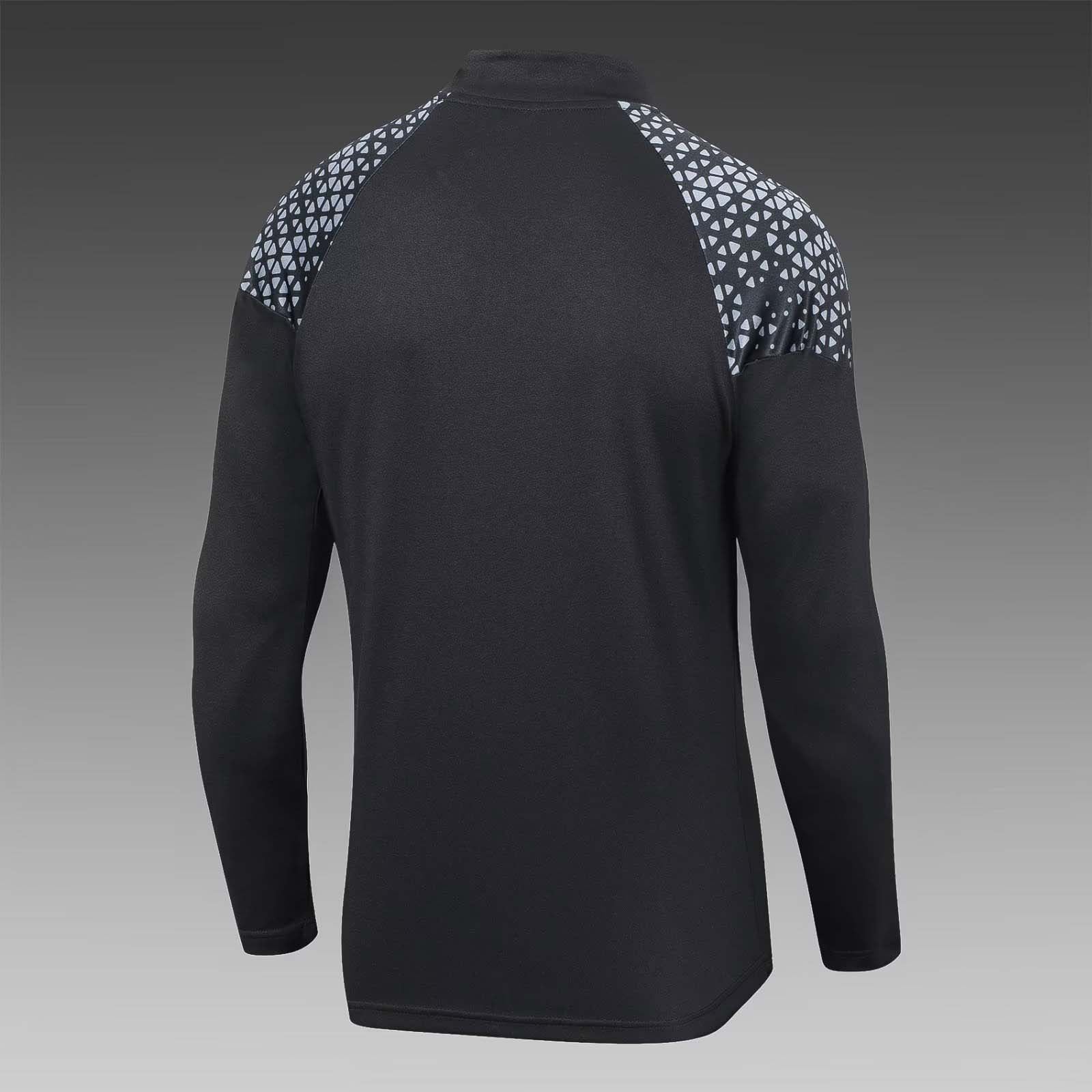2023/2024 Olympique de Marseille Half-Pull Training Suit Black