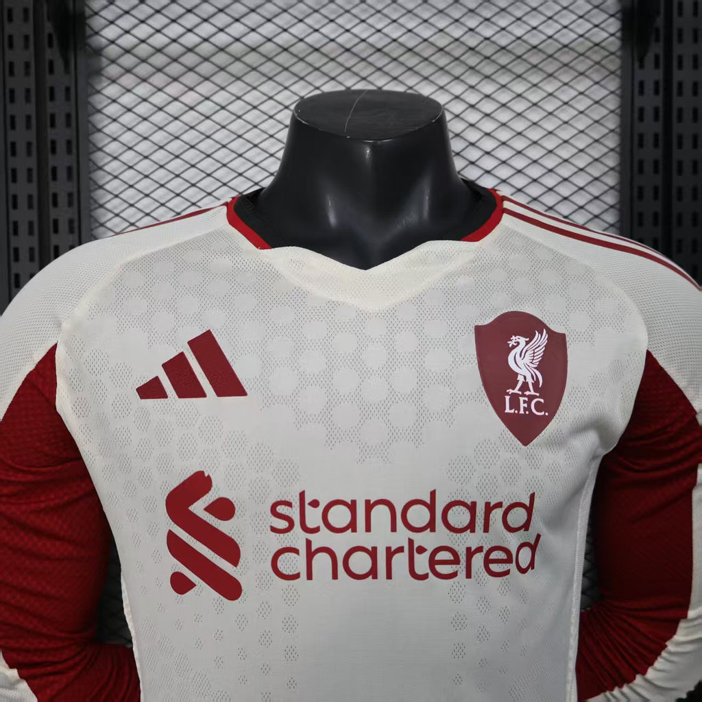 2025/2026 Long Sleeve Player Version Liverpool Away