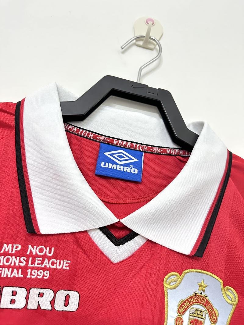 1999/2000 Retro Long Sleeve Manchester United Home