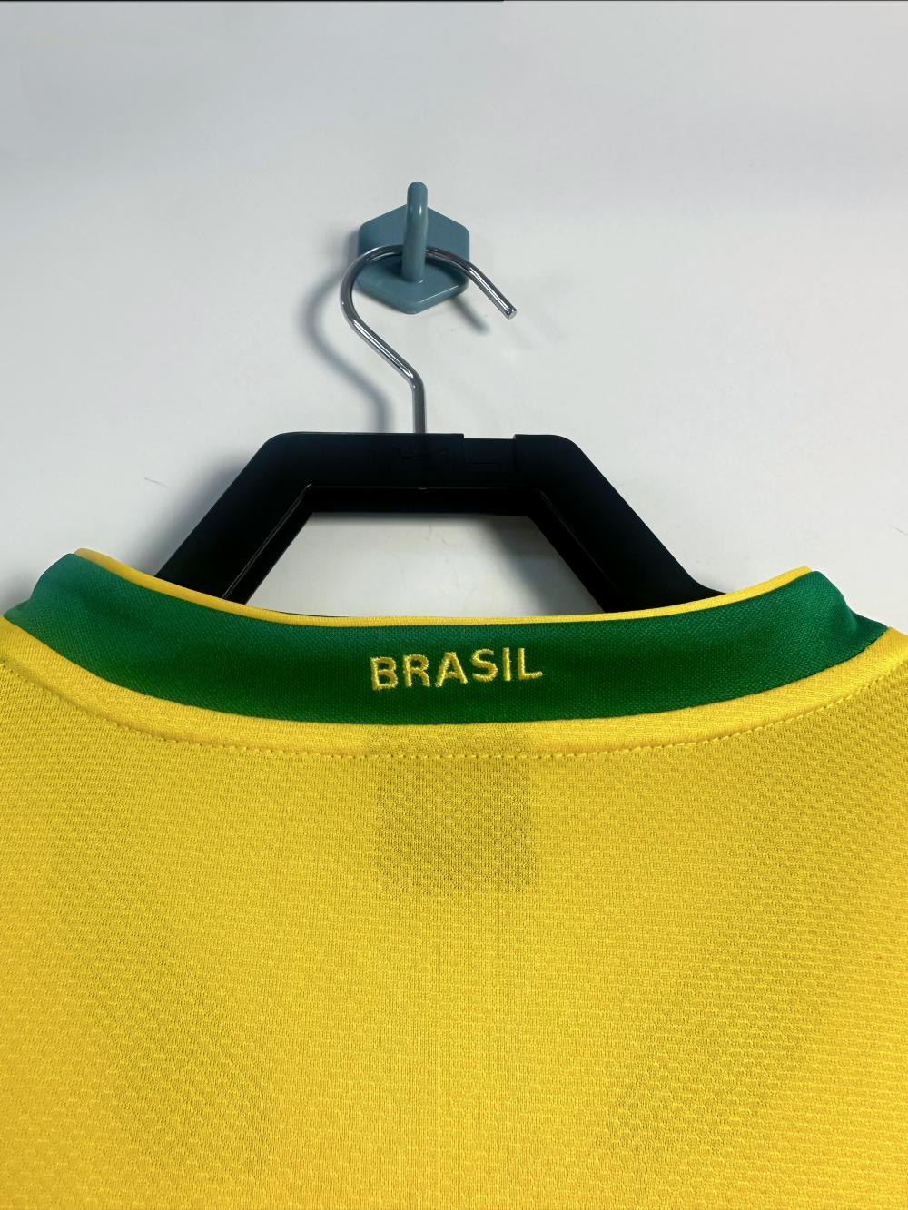 2006 Retro Long Sleeve Brazil Home