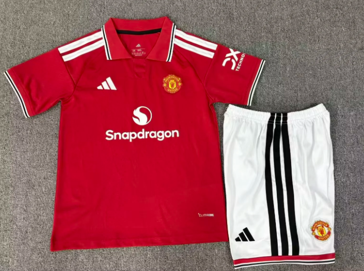 2026/2027 Manchester United Home Football Shirt 1:1 Thai Quality Kids Size topjersey