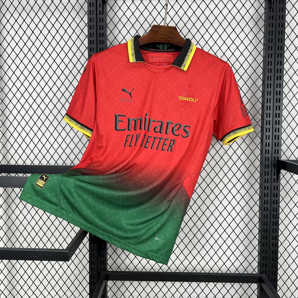 2025/2026 AC Milan Co-Branded Edition Red